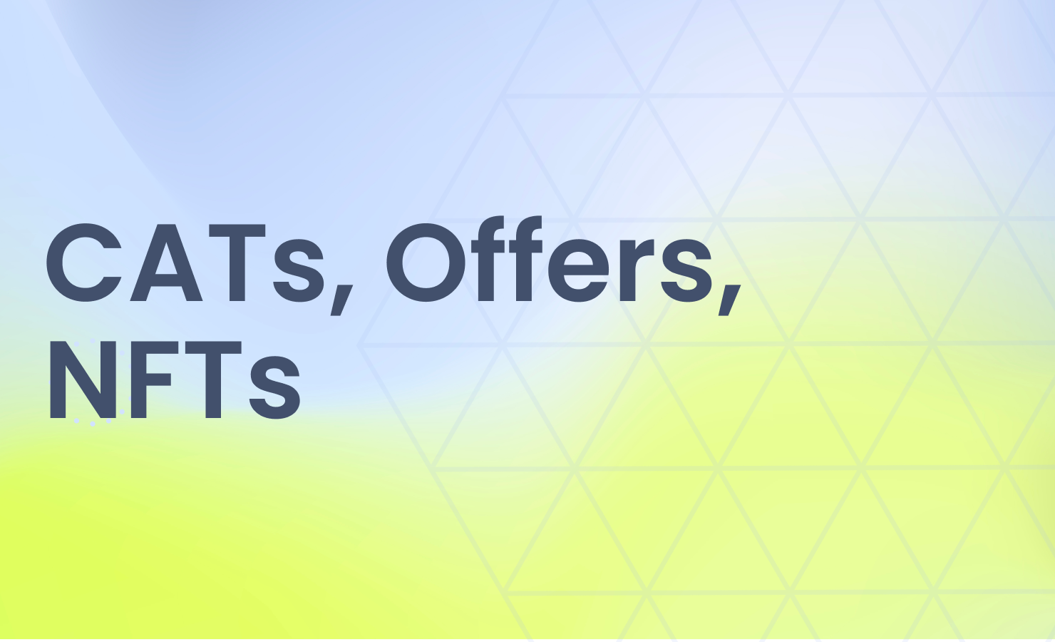 Intro to Cats, Offers, and NFTs