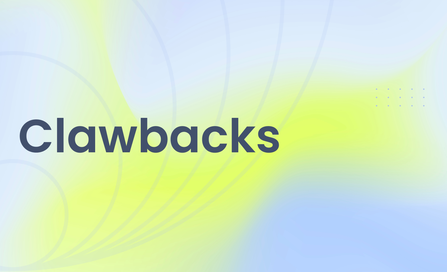 Clawback
